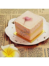  The Baking Curv Square Pastry Base – Ready-to-Bake Puff Pastry Sheet for Tarts, Pies & Snacks - Pack of 25