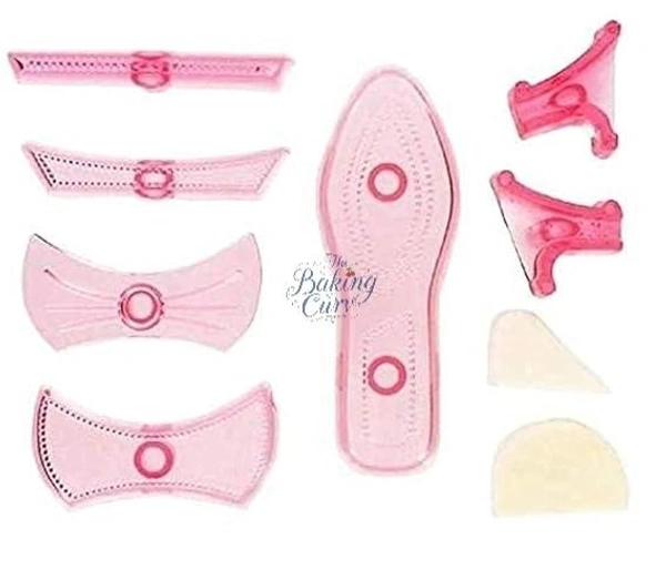 Plastic Fondant Cutter Lady’s Shoe Cutter Mould Cake Decoration Tool