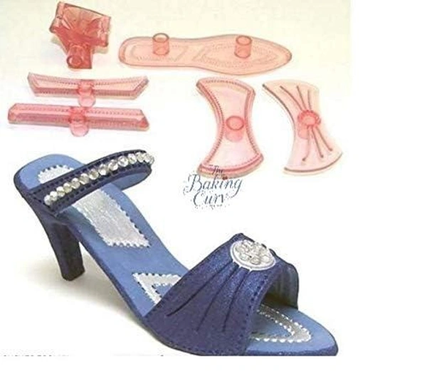 Plastic Fondant Cutter Lady’s Shoe Cutter Mould Cake Decoration Tool