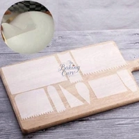 The Baking Curv Transparent Plastic OHP Sheet – (Set of 9) for Chocolate Garnish, Cake Decoration & Craft Work