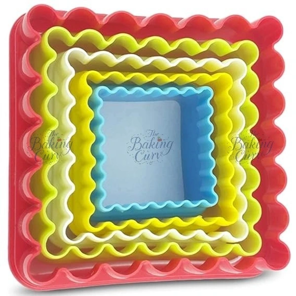 The Baking Curv Plastic Square Cookie Cutter Cupcake Cookie Cutter Cake Mold Biscuit Fondant