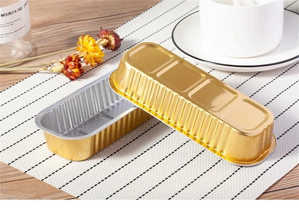 Rectangle Foil Limo Bake & Serve with Lid – Oven-Safe, Disposable Baking Tray with Dome Lid | The Baking Curv - Black, Pack Of 25