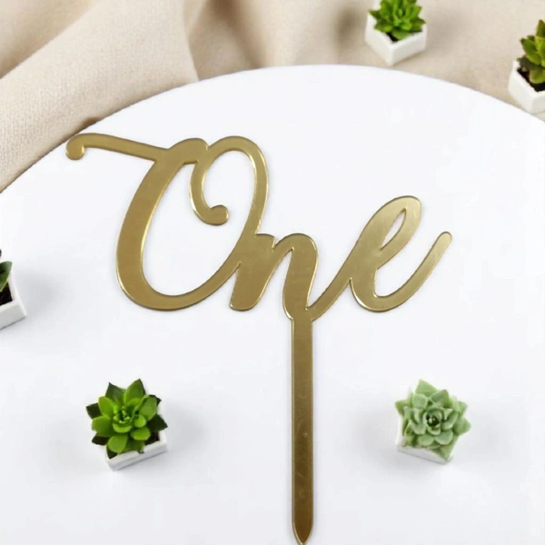 One Cake Topper First Birthday