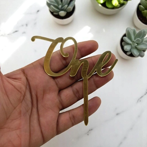 One Cake Topper First Birthday