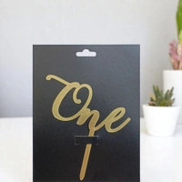 One Cake Topper First Birthday