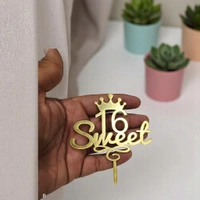 Sweet 16 Cake Topper 