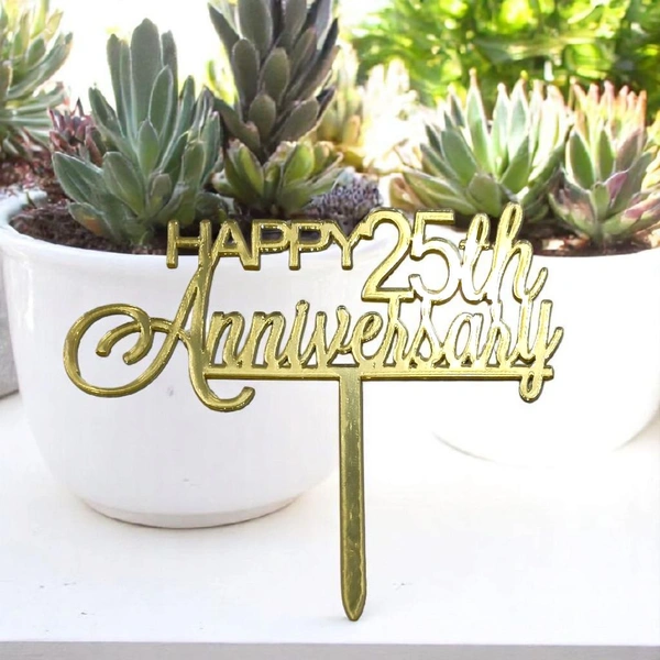 25th Anniversary Topper