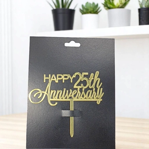 25th Anniversary Topper