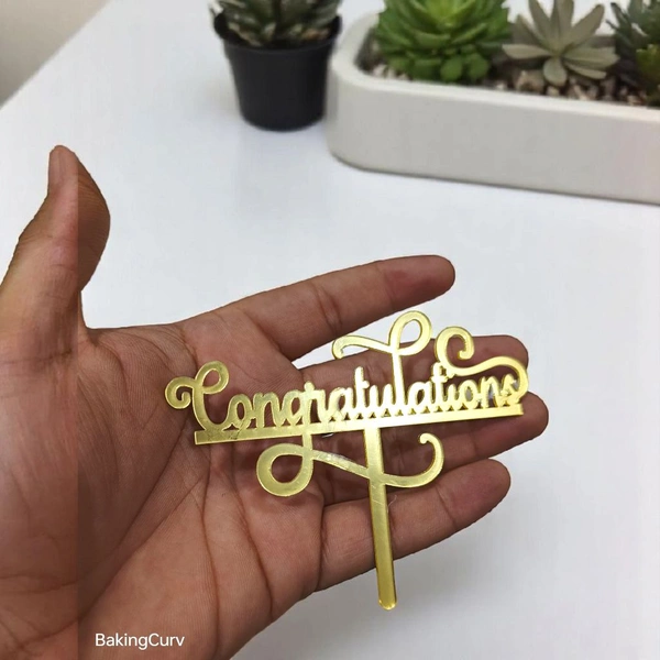 Congratulations Cake Topper