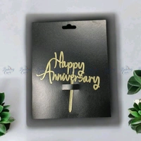 Happy Anniversary Cake Topper