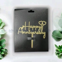 Happy Anniversary Cake Topper
