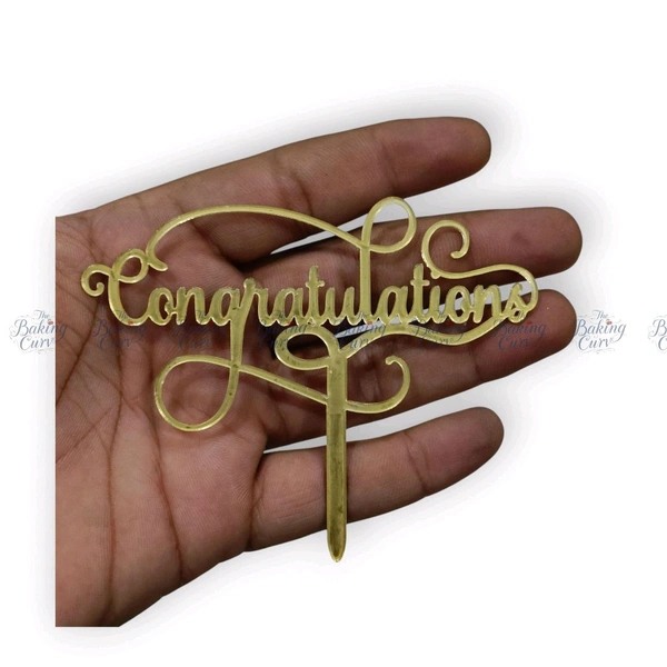 Congratulations Cake Topper