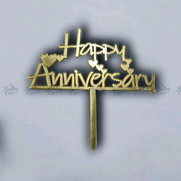 Happy Anniversary Cake Topper