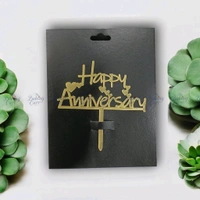 Happy Anniversary Cake Topper