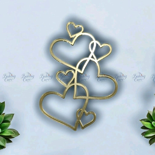 Heart Shape Cake Topper