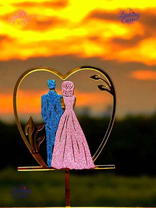 Wedding Couple Cake Topper