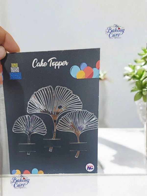 Acrylic Gencko Leaf  - Silver