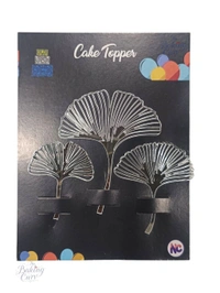 Acrylic Gencko Leaf  - Silver