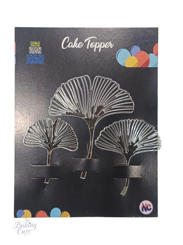 Acrylic Gencko Leaf  - Silver