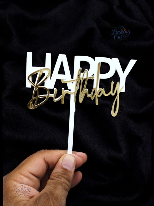 Happy Birthday Cake Topper