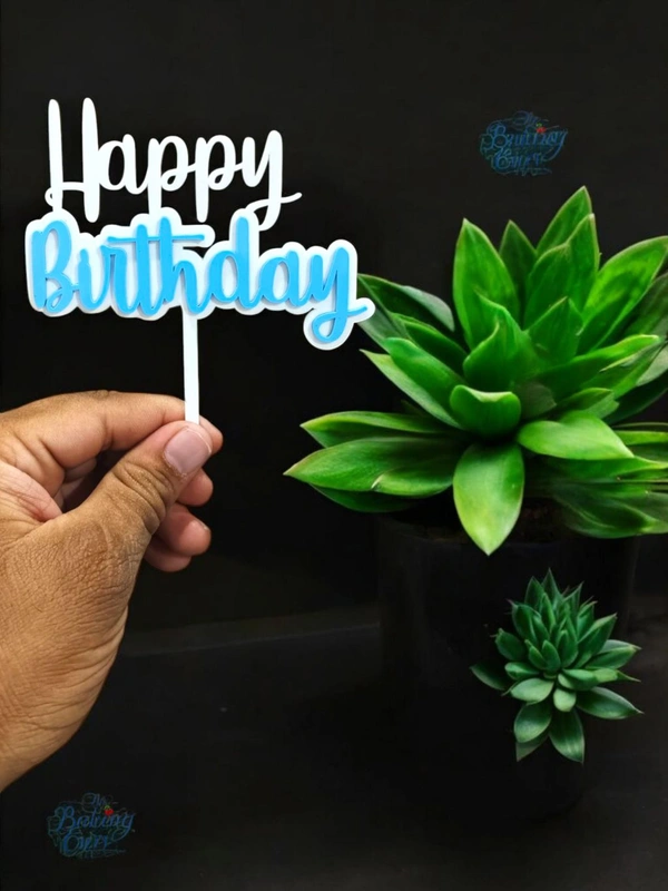 Happy Birthday Cake Topper