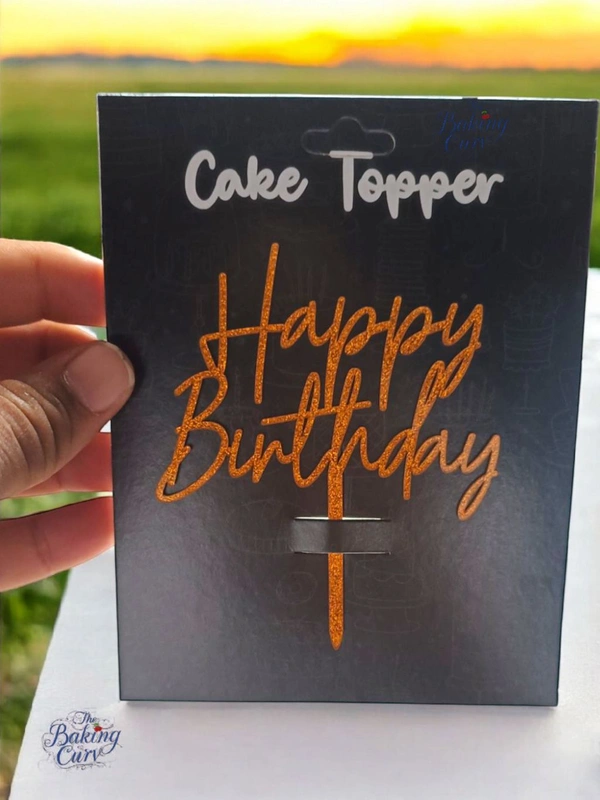 Happy Birthday Cake Topper