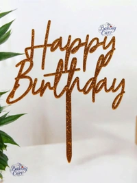 Happy Birthday Cake Topper