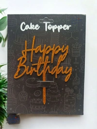 Happy Birthday Cake Topper