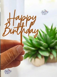 Happy Birthday Cake Topper