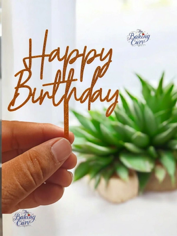 Happy Birthday Cake Topper