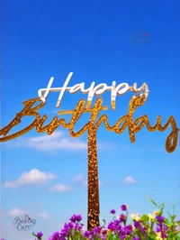 Happy Birthday Cake Topper