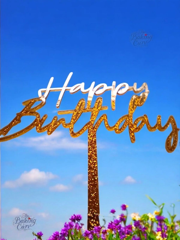 Happy Birthday Cake Topper