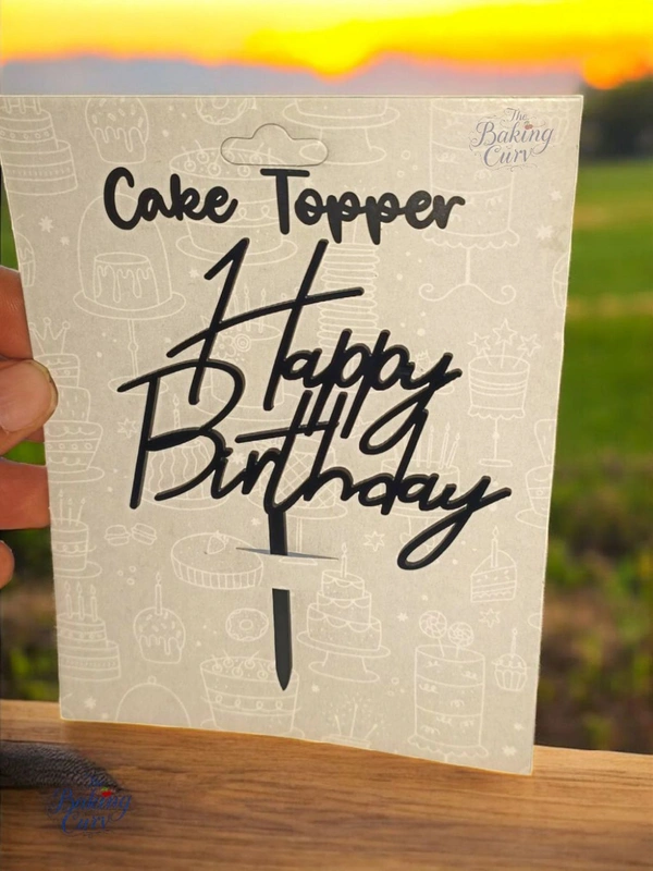 Happy Birthday Cake Topper