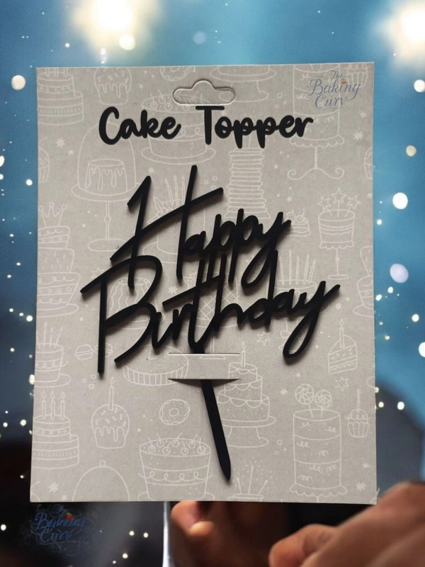 Happy Birthday Cake Topper