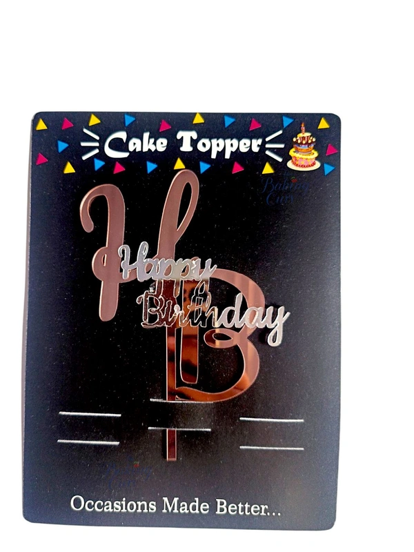 Happy Birthday Cake Topper