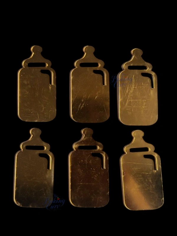 Baby Shower Bottle Cutout Cake Topper