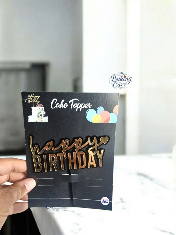 Happy Birthday Cake Topper