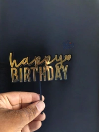 Happy Birthday Cake Topper