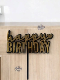 Happy Birthday Cake Topper
