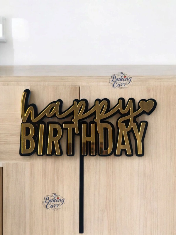 Happy Birthday Cake Topper