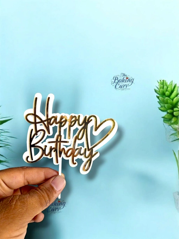 Happy Birthday Cake Topper