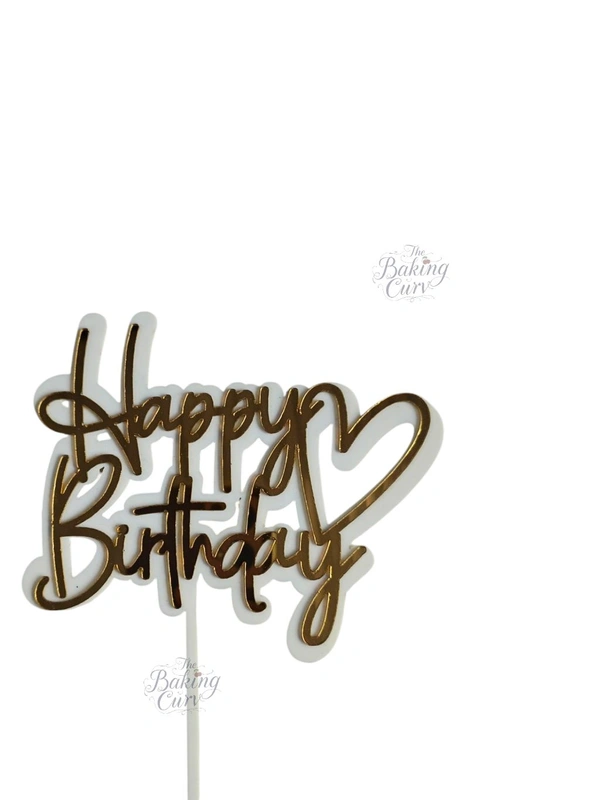 Happy Birthday Cake Topper