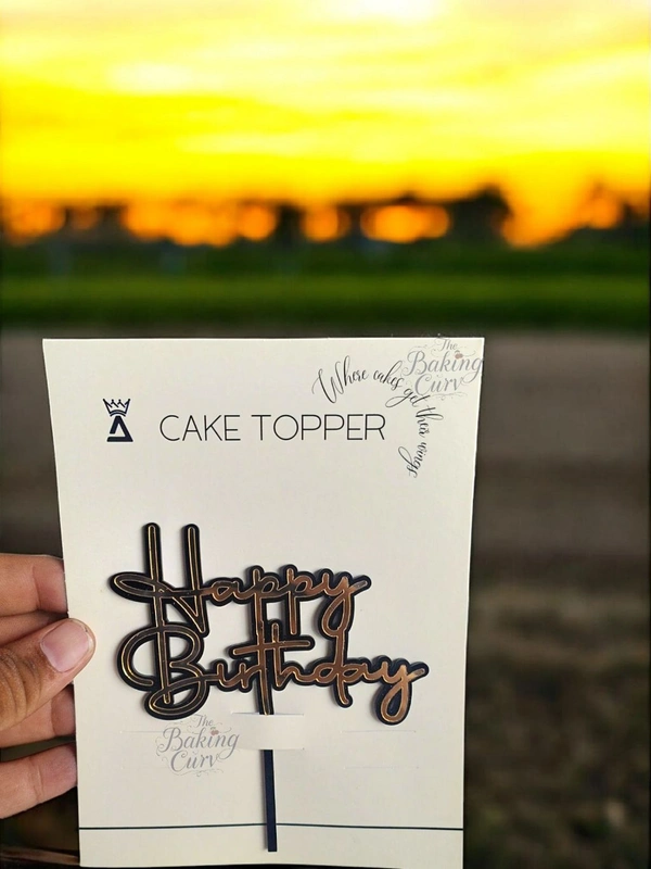 Happy Birthday Cake Topper