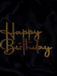 Happy Birthday Cake Topper