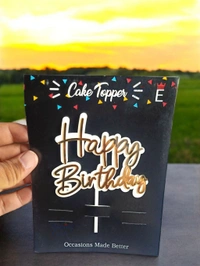 Happy Birthday Cake Topper