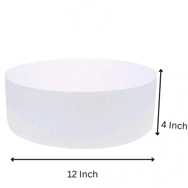 The Baking Curv High Density Dummy Cake 12 X 4|Cake Decoration  