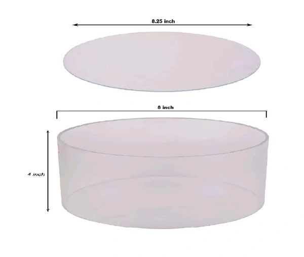 The Baking Curv Round Acrylic Spacer 8 Inch 