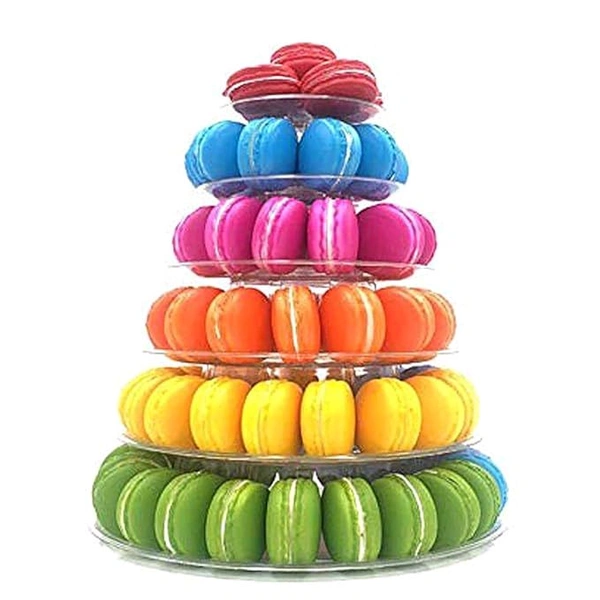 The Baking Curv Macroon Cake Holder For Event , Party 