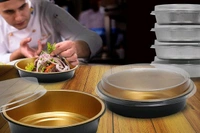 The Baking Curv Direct Beta Baking Round Foil Container With Lid (Pack Of 5)