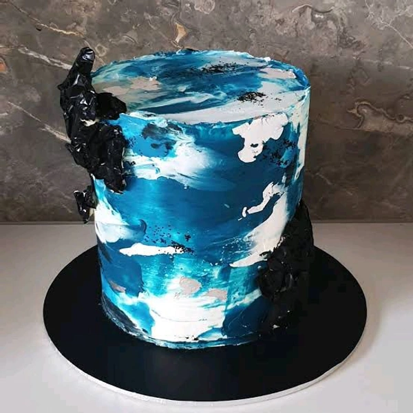 The Baking Curv Reusable Round MDF Cake Base 8x8 – Ideal for Professional Cake Presentation (Pack Of 10)  - Black, 8 Inch